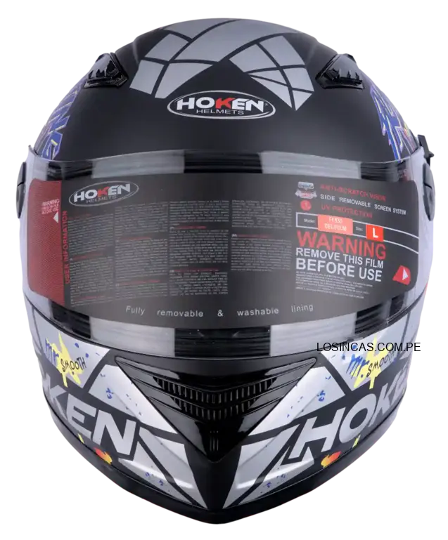 Casco Hoken 830 Delirium Púrpura Mate para motociclistas