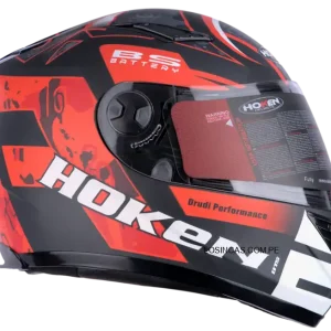 Casco Hoken 830 Encount Rojo Mate para motociclistas 2