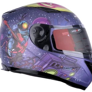 Casco Hoken 830 Space Violeta Mate - Casco integral para motociclistas 2