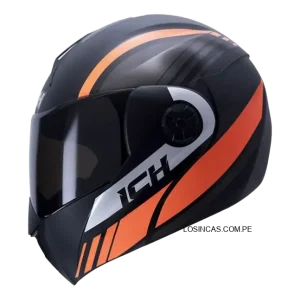 Casco ICH 3110 Zurial NM/Naranja/Neon V-Humo 2