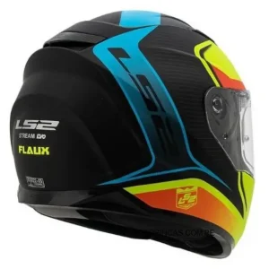 Casco LS2 FF320 FLAUX en colores negro, neón y amarillo 2