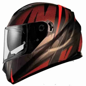 Casco LS2 FF320 Stein Negro Mate/ Rojo 2