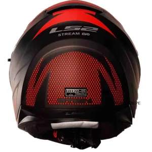 Casco LS2 FF320 Stein Negro Mate/ Rojo