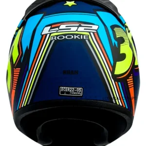 Casco LS2 FF352 Khan Azul/Amarillo 2