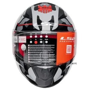 Casco LS2 FF353 Bravado Negro/Rojo 2