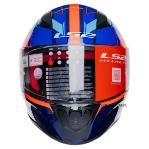 Casco LS2 FF353 Drax azul/naranja - casco integral