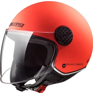 Casco LS2 OF558 LUX Naranja Mate 2