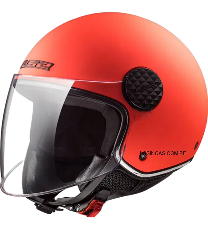 Casco LS2 OF558 LUX Naranja Mate 2