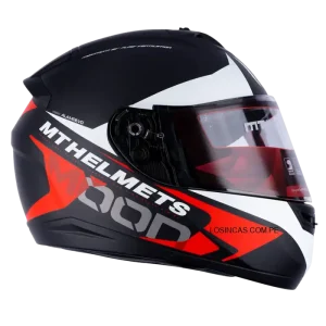 CASCO MT ALAMO EVO MOON ROJO MATE para motociclistas 2