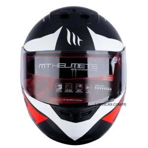 CASCO MT ALAMO EVO MOON ROJO MATE para motociclistas