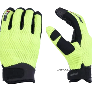 Guantes LS2 Hombre Ray Amarillo Fluorescente 2