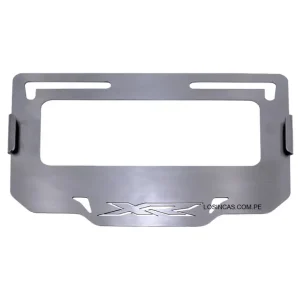 Porta Placa Honda XR190L - Soporte y refuerzo